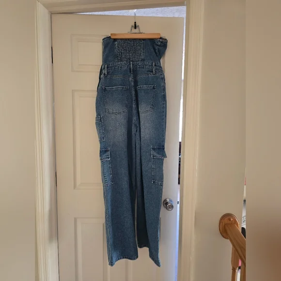 Classic Blue Strapless Denim Jean Jumper - Picture 5 of 5